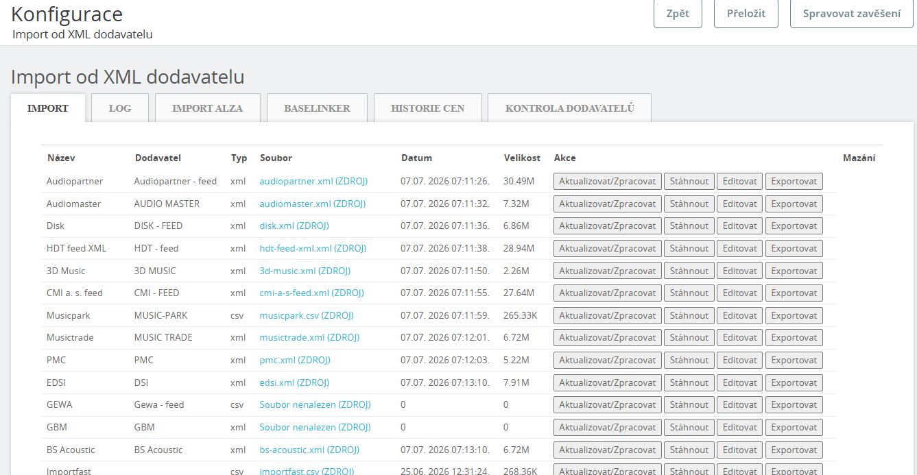 Import produktů do PrestaShopu přes XML feed: nejčastější problémy a jak je řešit
